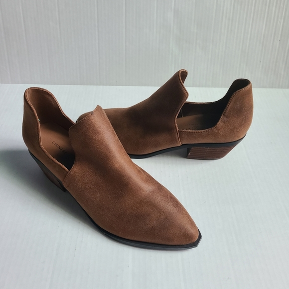 Chinese Laundry Shoes - NWOT CHINESE LAUNDRY mali brown oleander booties